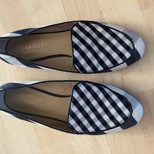 Talbot Women's Shoes Black & White Flats